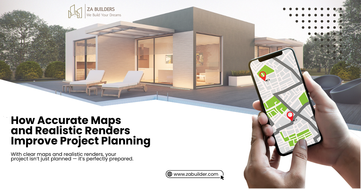 renders and maps